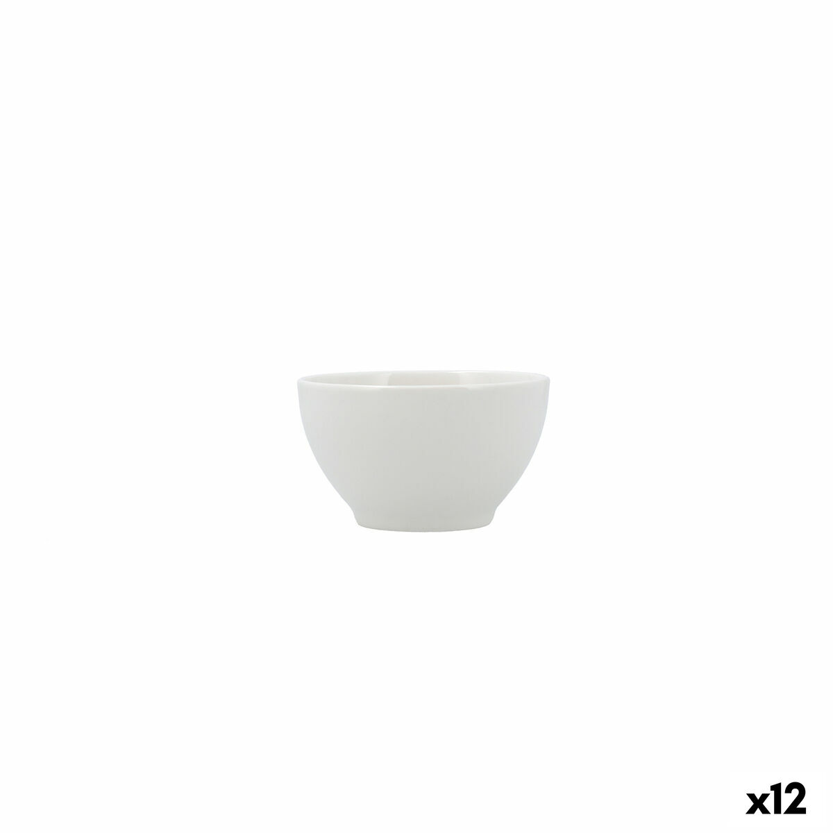 Bol para Aperitivos Bidasoa Serenity Hydrozero Blanco Cerámica (12 Unidades)