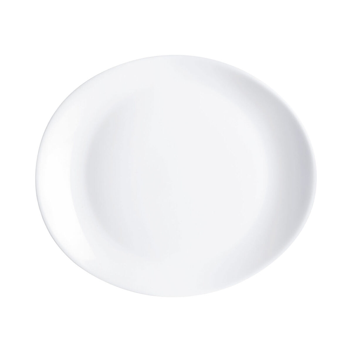 Plato Llano Luminarc Friends Time Blanco Vidrio 30 x 26 cm (12 Unidades)