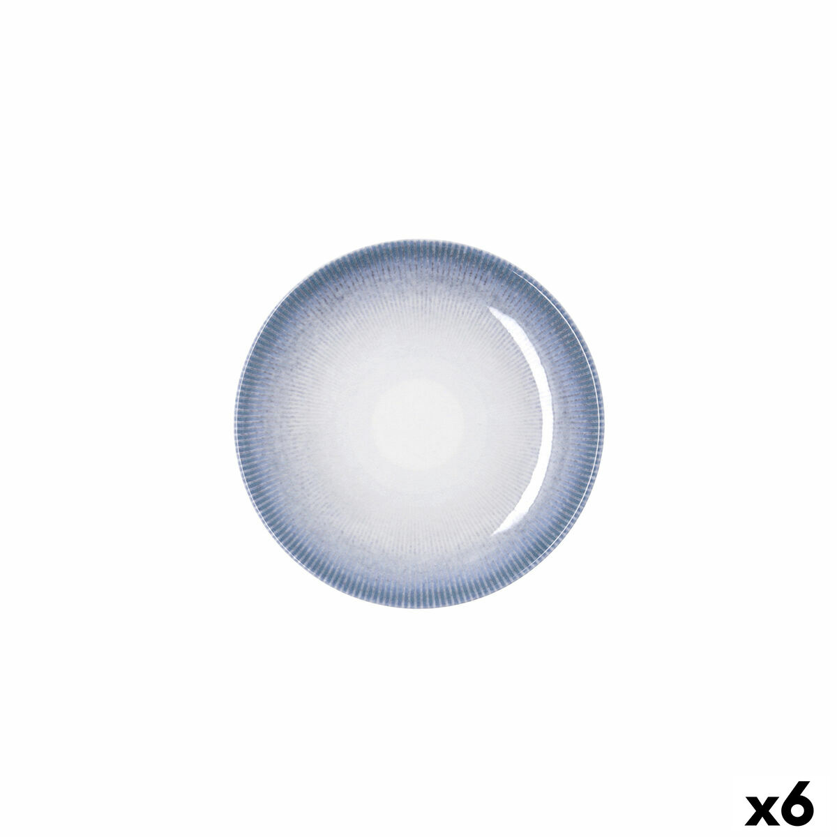 Plato Bidasoa Lea Hydrozero Blanco Cerámica Ø 15 cm Pan (6 Unidades)