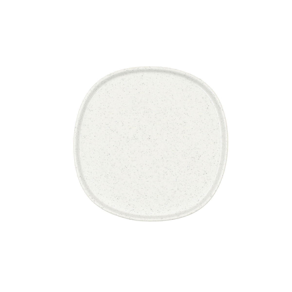 Plato Llano Bidasoa Elite Blanco Cerámica 16,5 x 16,5 x 1,7 cm (8 Unidades)