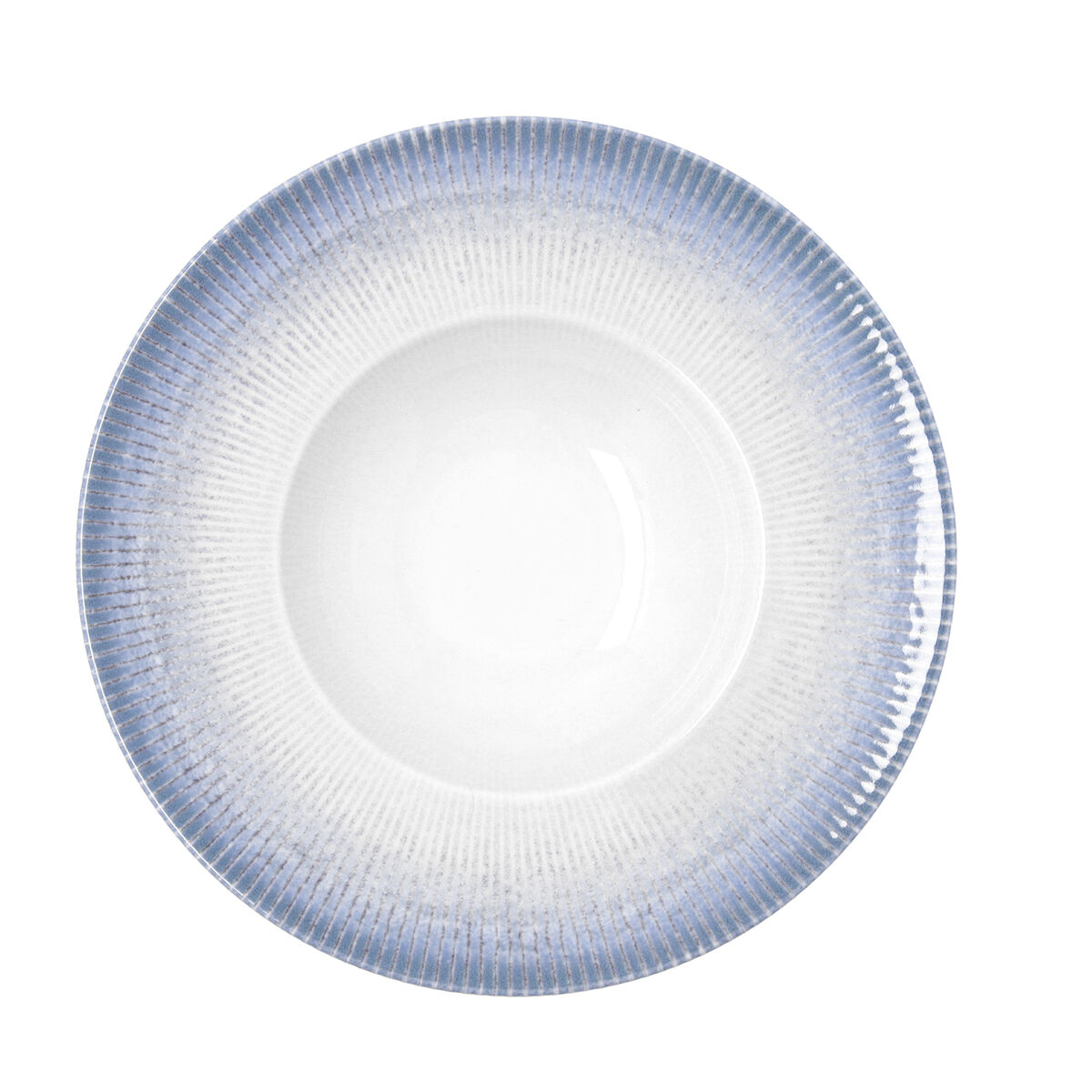 Plato para Pasta Bidasoa Lea Hydrozero Blanco Cerámica Ø 26 cm (6 Unidades)