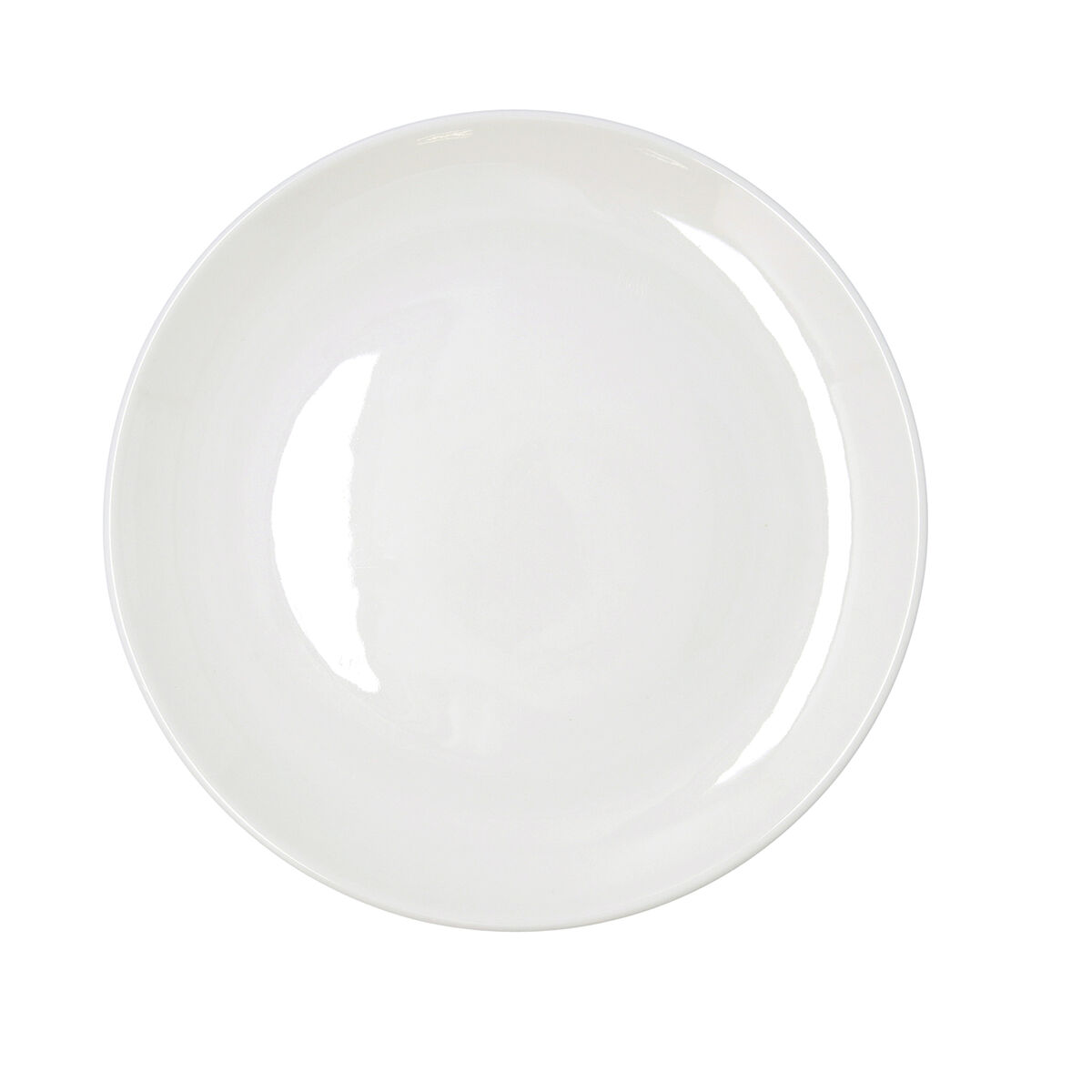 Plato Llano Bidasoa Harmony Hydrozero Blanco Cerámica Ø 27 cm (6 Unidades)