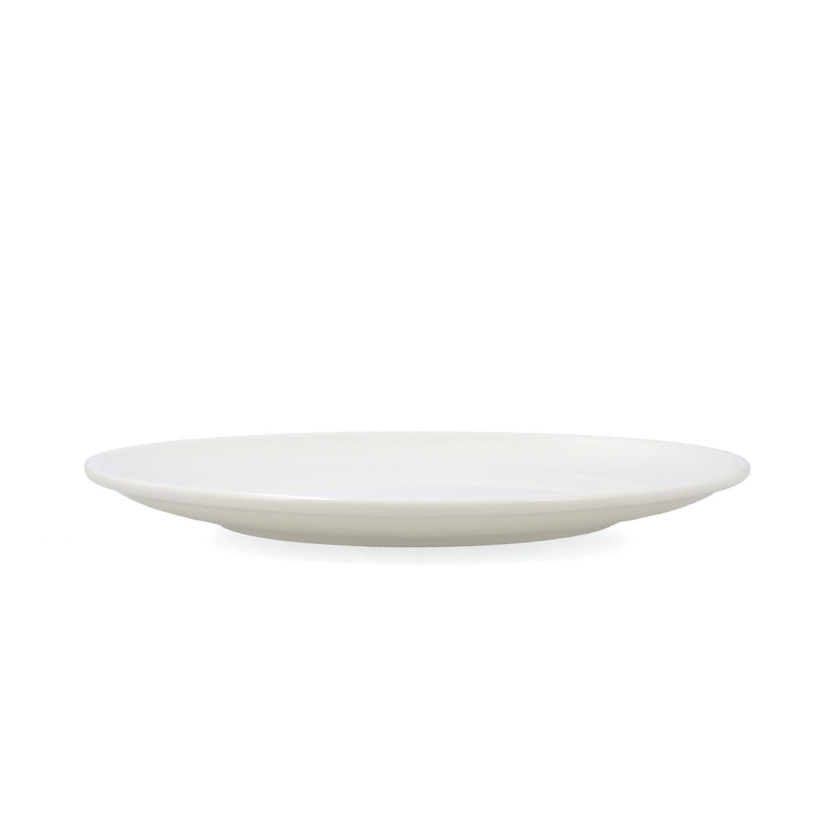 Plato Llano Bidasoa Harmony Hydrozero Blanco Cerámica Ø 27 cm (6 Unidades)