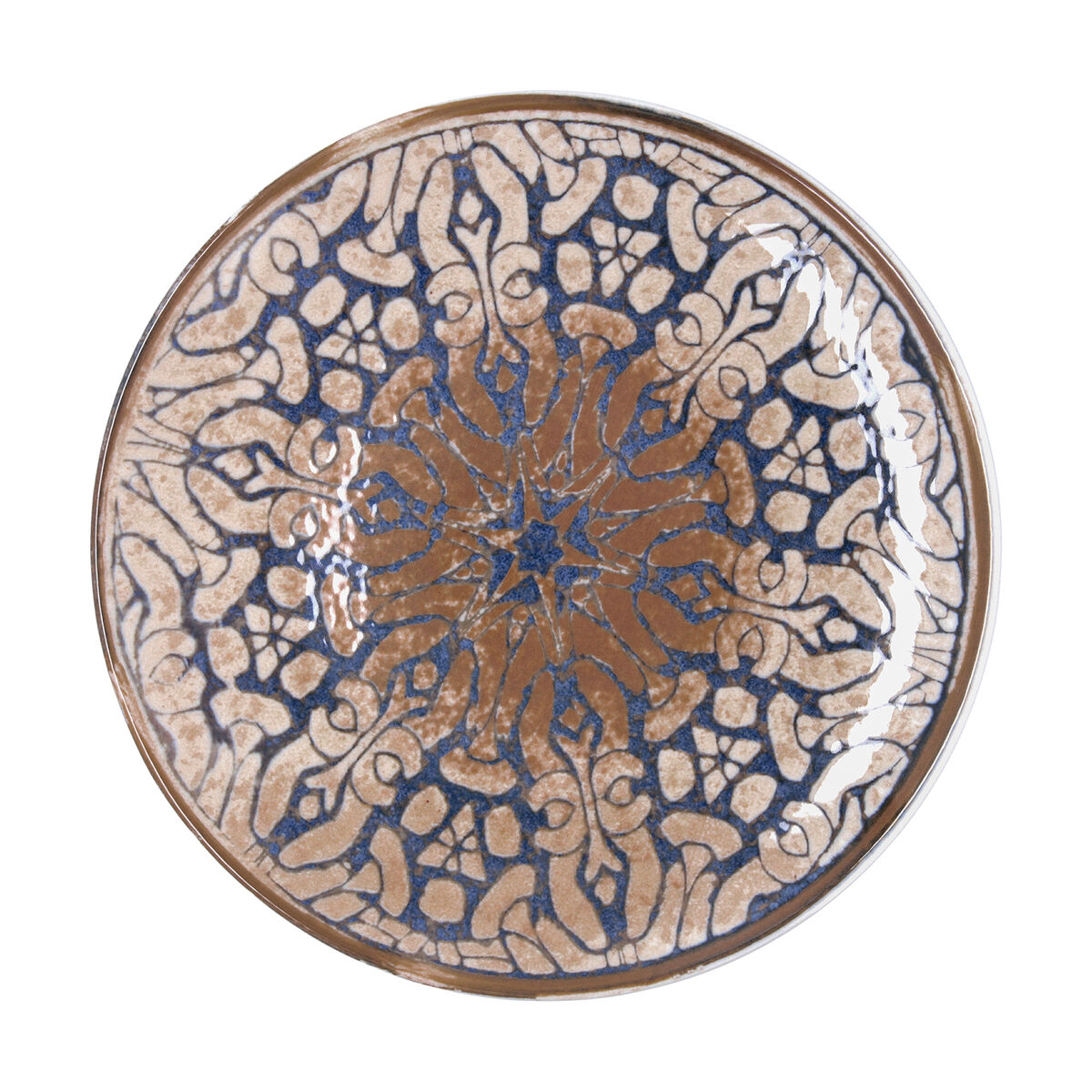 Plato para Pizza Bidasoa Deneb Hydrozero Marrón Cerámica Ø 30 cm (6 Unidades)