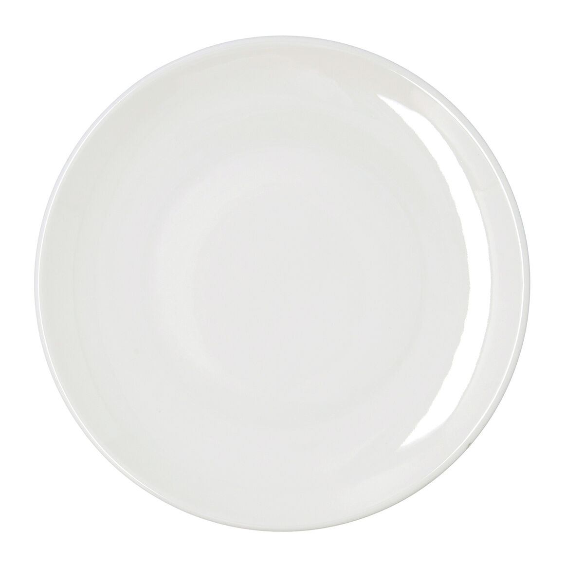 Plato Llano Bidasoa Harmony Hydrozero Blanco Cerámica Ø 30 cm (6 Unidades)