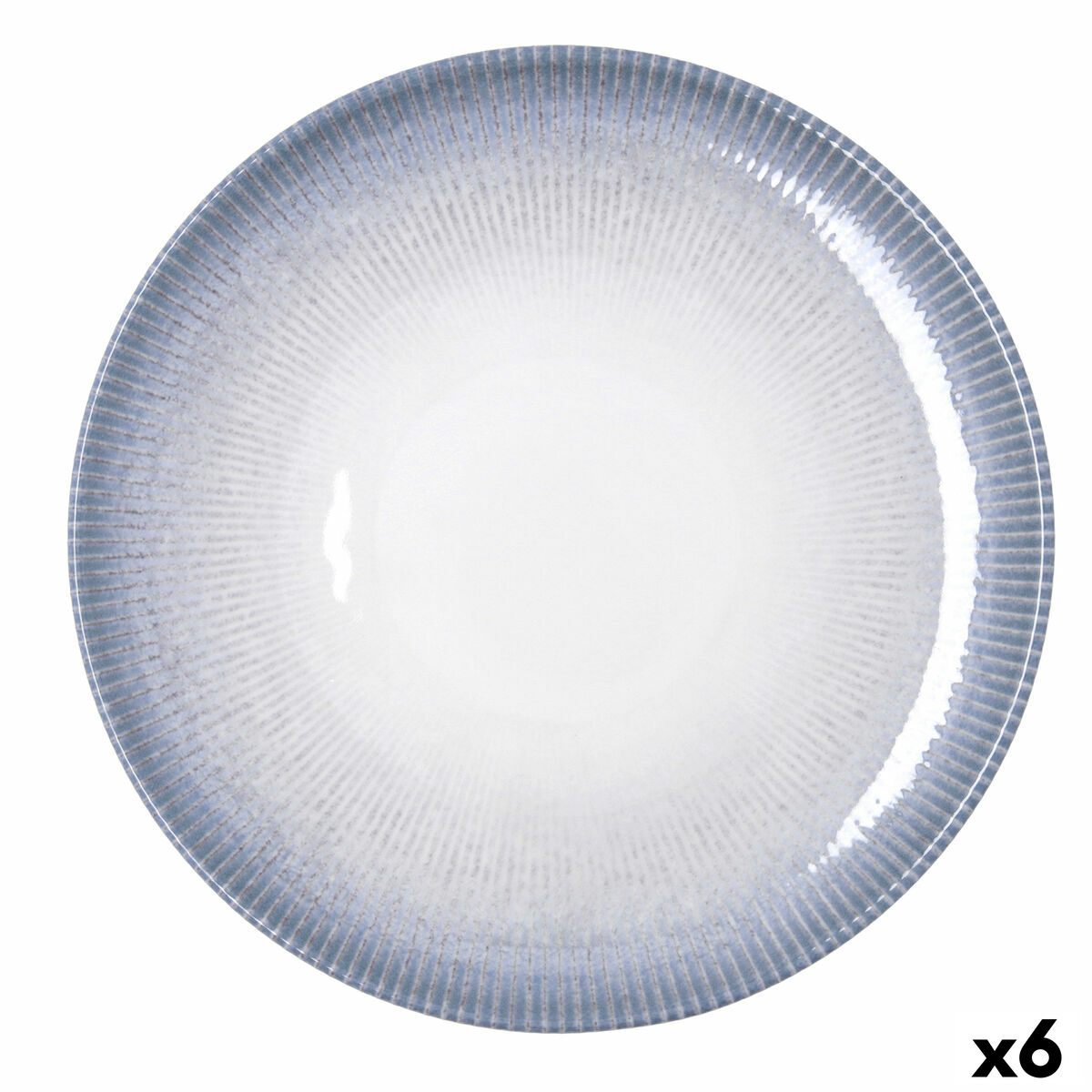 Plato para Pizza Bidasoa Lea Hydrozero Blanco Cerámica Ø 30 cm (6 Unidades)