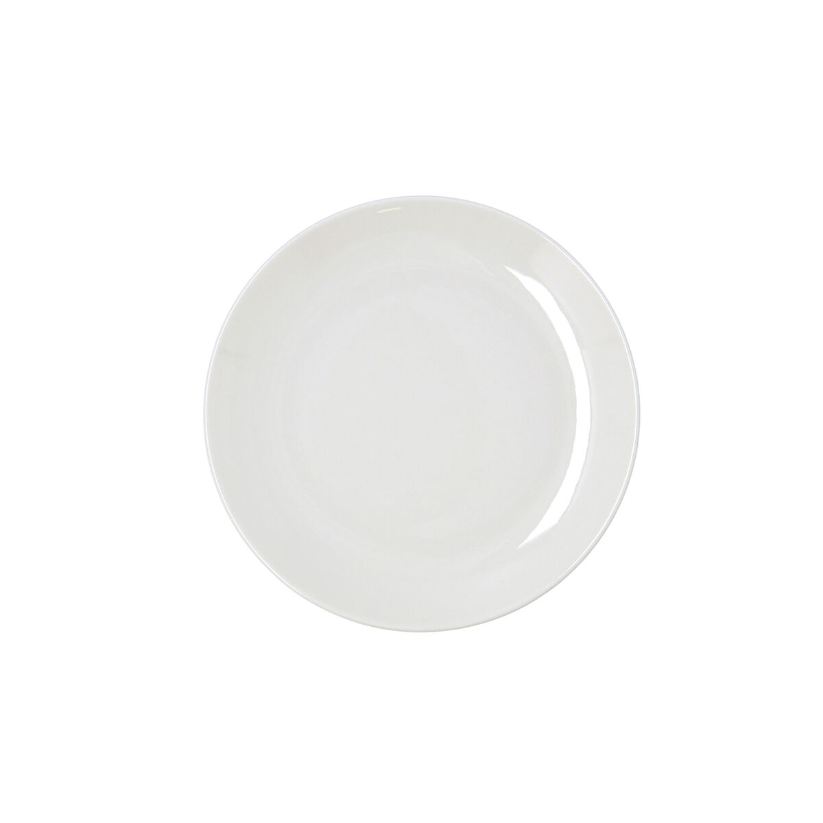 Plato Llano Bidasoa Harmony Hydrozero Blanco Cerámica Ø 19 cm (6 Unidades)