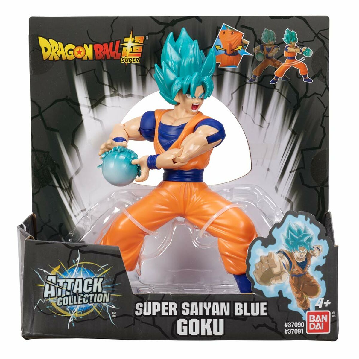 Muñeco de Acción Bandai DRAGON BALL SS BLUE GOKU Dragon Ball