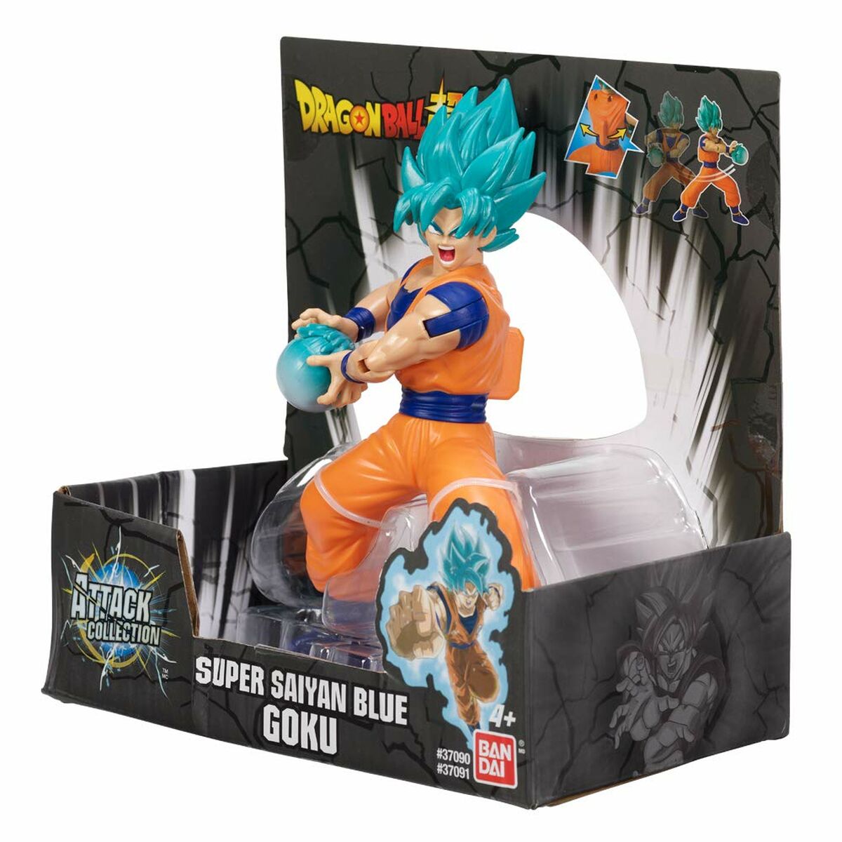 Muñeco de Acción Bandai DRAGON BALL SS BLUE GOKU Dragon Ball