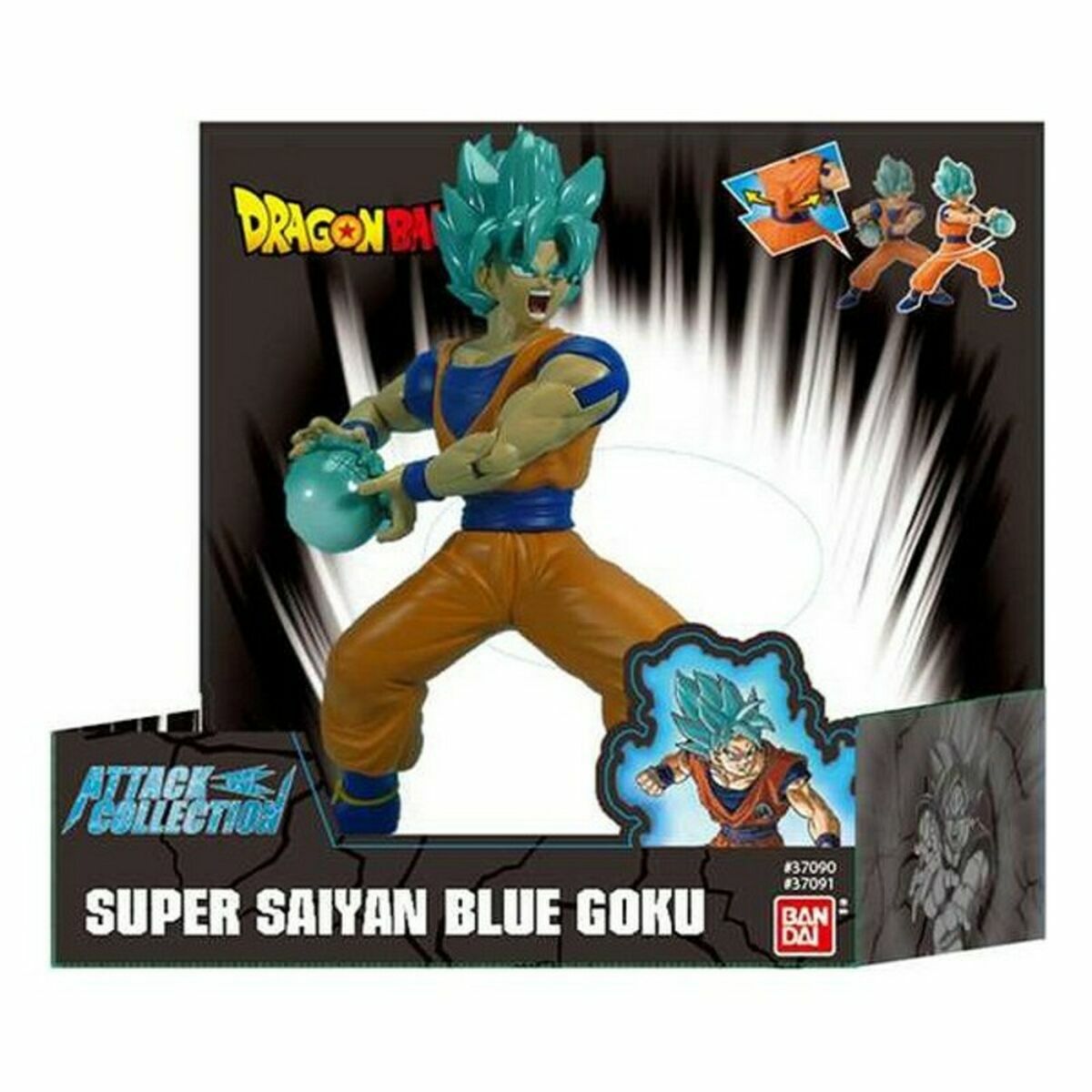 Muñeco de Acción Bandai DRAGON BALL SS BLUE GOKU Dragon Ball