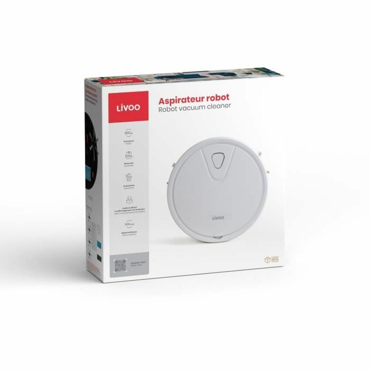 Robot Aspirador Livoo DOH135 1800 mAh