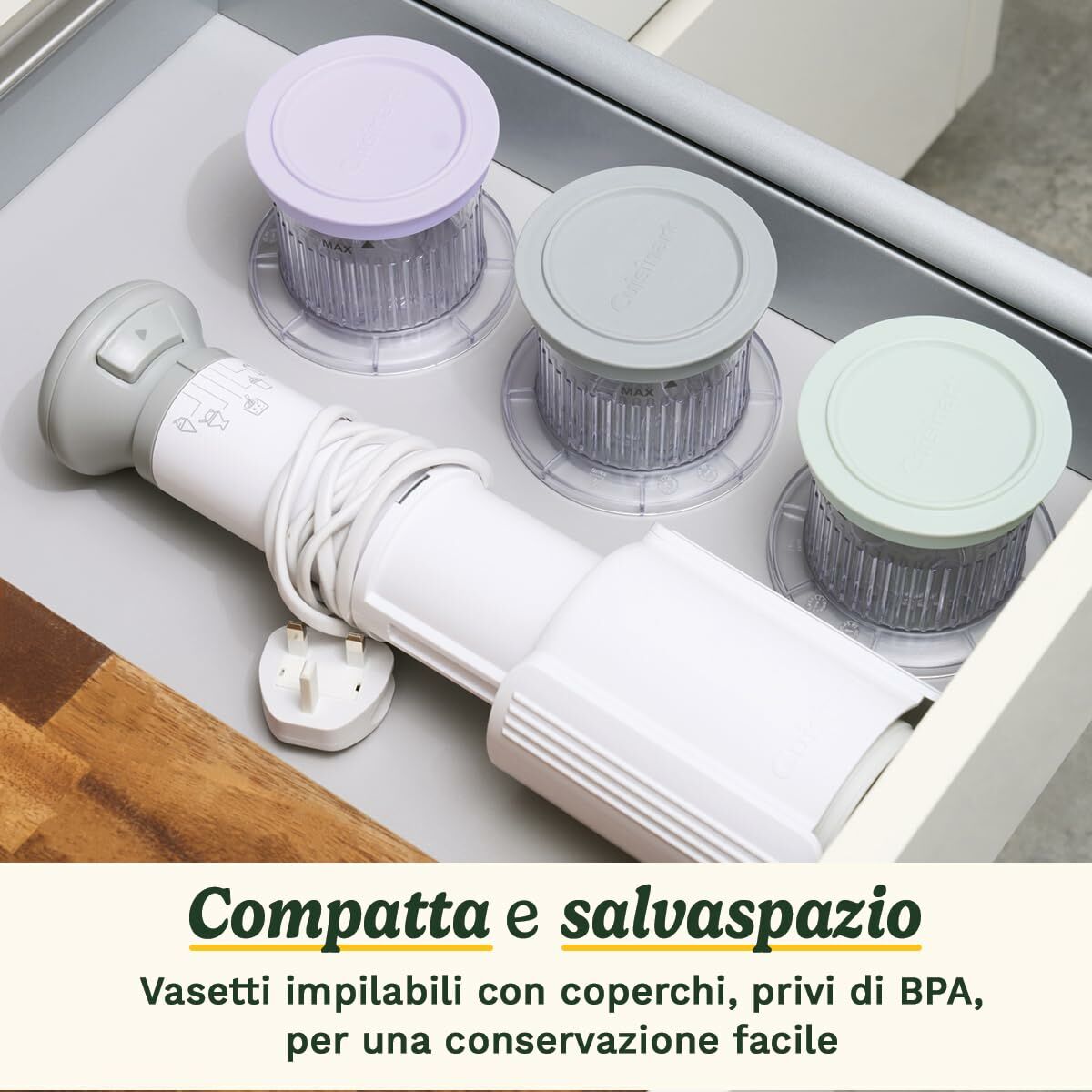 Heladera Cuisinart ICEFD10E Blanco Plástico 1 L 3,3 L 1L