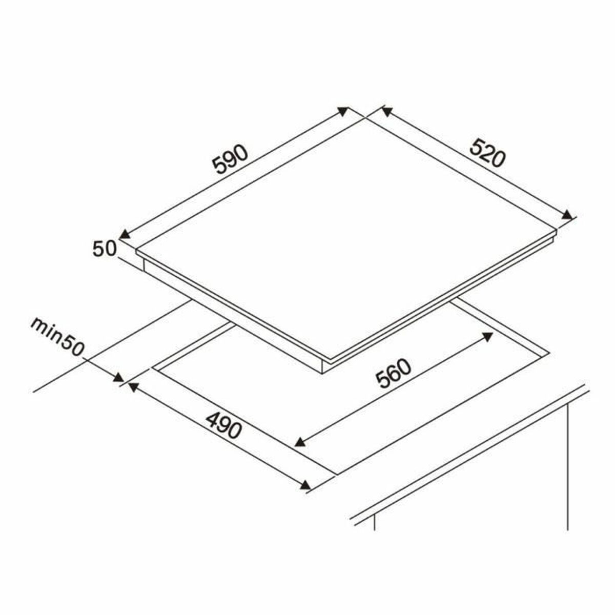 Placa Vitrocerámica Oceanic OCEANIC