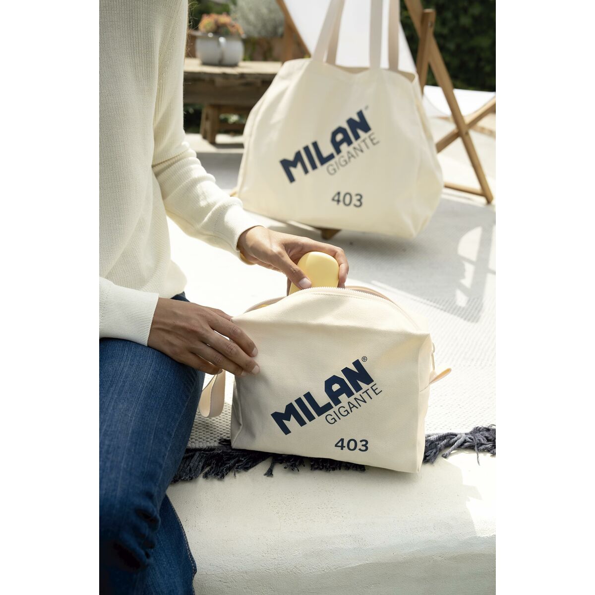 Neceser de Viaje Milan Beige