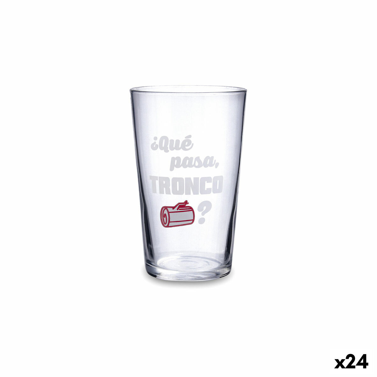Vaso Luminarc Frases 90 Transparente Vidrio 500 ml (24 Unidades)