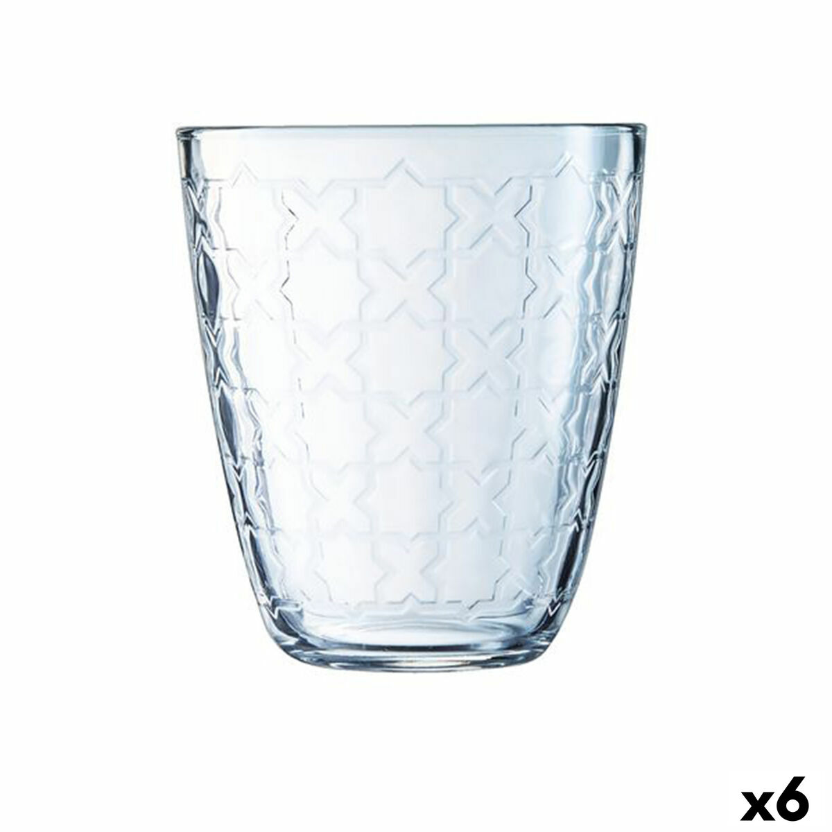 Vaso de agua Luminarc Concepto Transparente Vidrio 310 ml (6 Unidades)