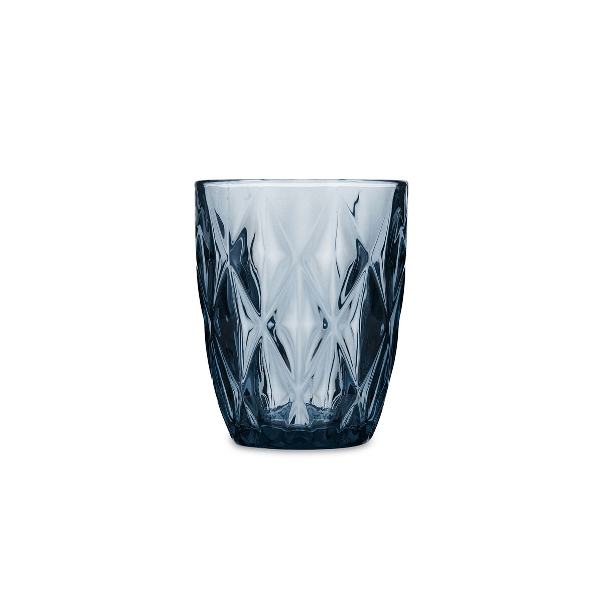 Vaso Quid Maia Azul Vidrio 280 ml (6 Unidades)