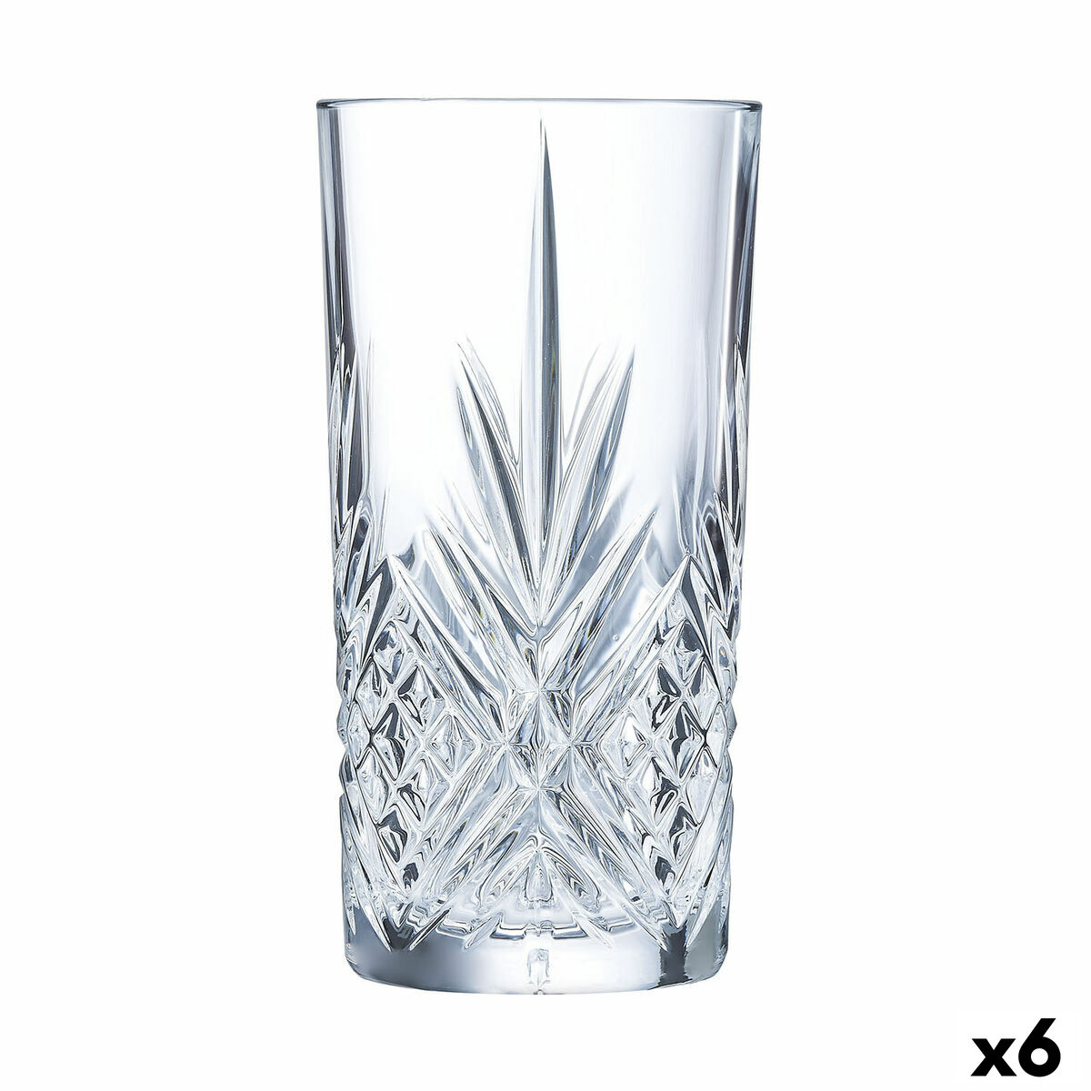 Vaso Luminarc Eugene Transparente Vidrio 380 ml (6 Unidades)