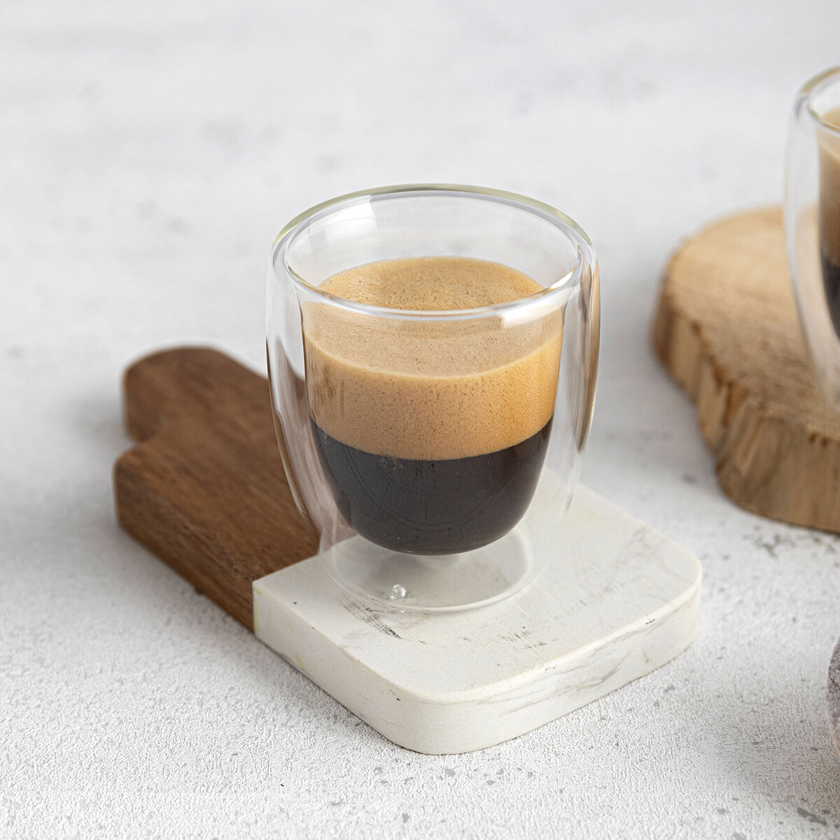 Vaso Quid Serenia Transparente Vidrio 80 ml (6 Unidades)