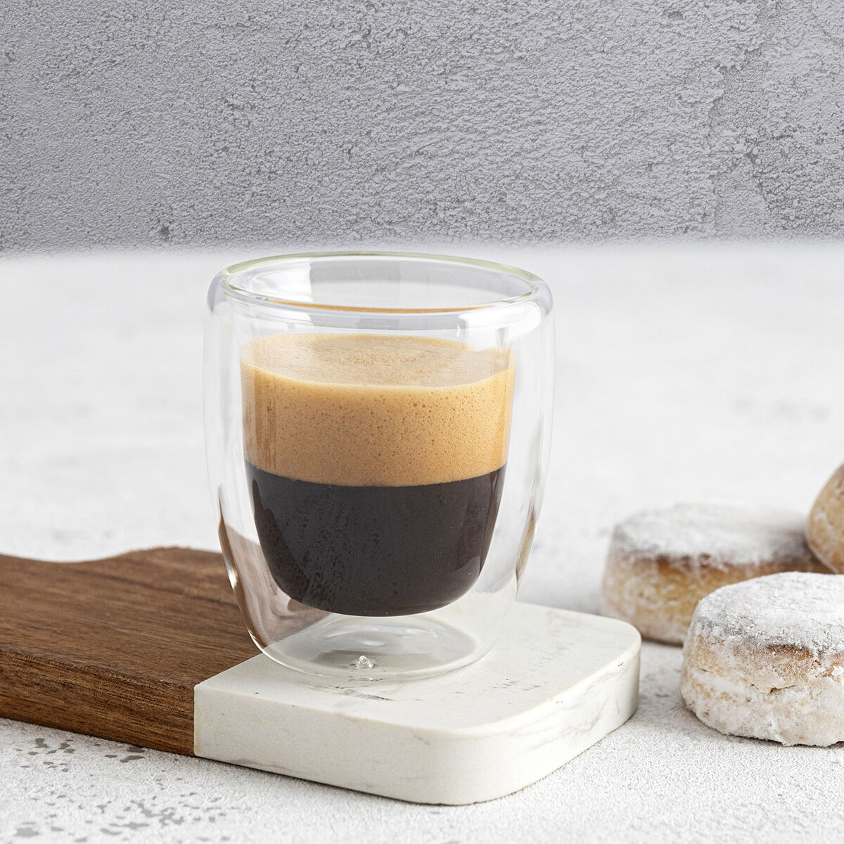 Vaso Quid Serenia Transparente Vidrio 80 ml (6 Unidades)