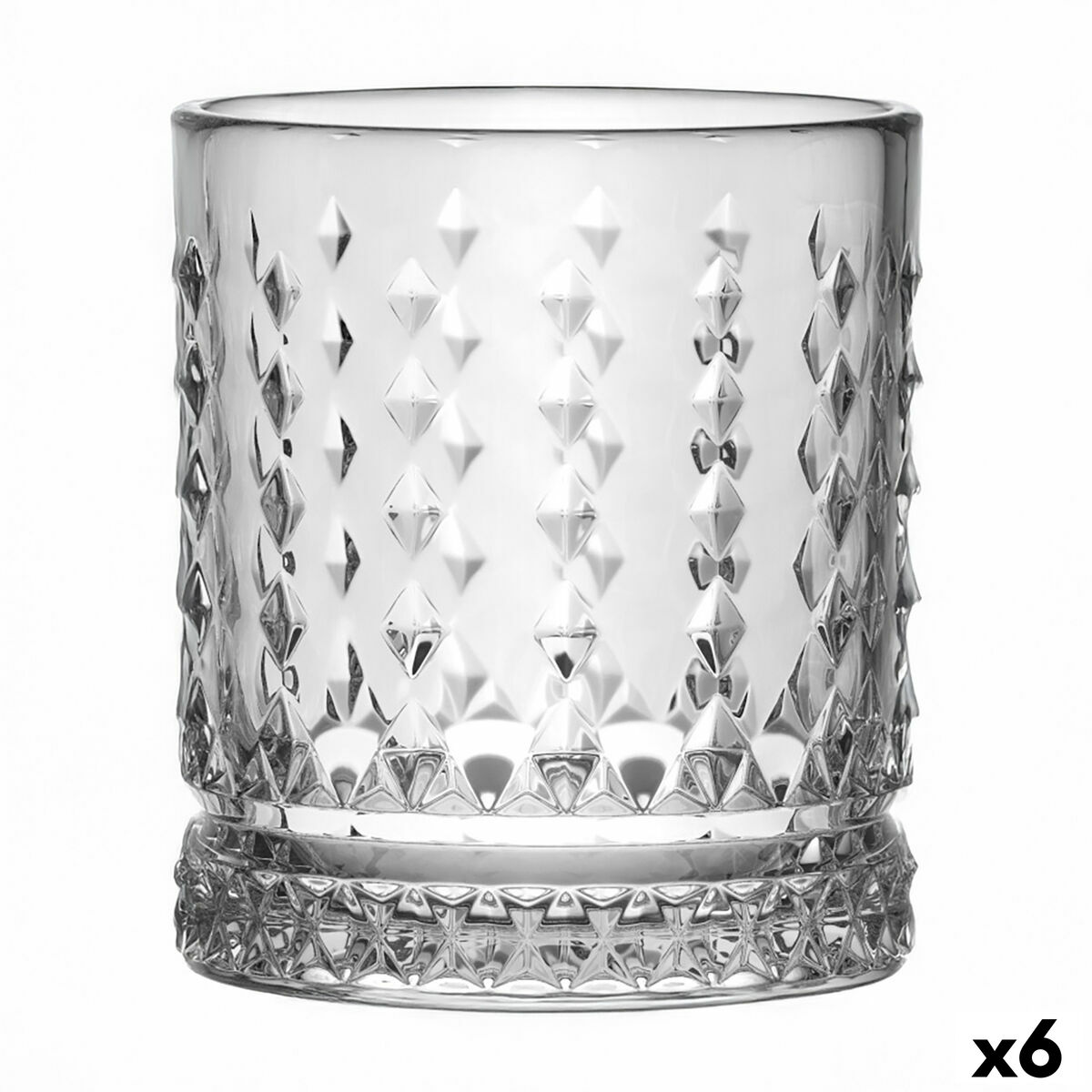 Vaso Quid Style Transparente Vidrio 370 ml (6 Unidades)