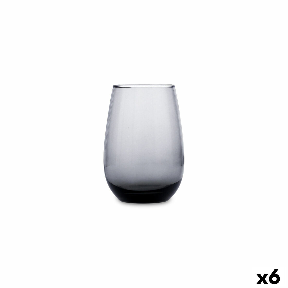 Vaso Luminarc Maine Gris Vidrio 370 ml (6 Unidades)