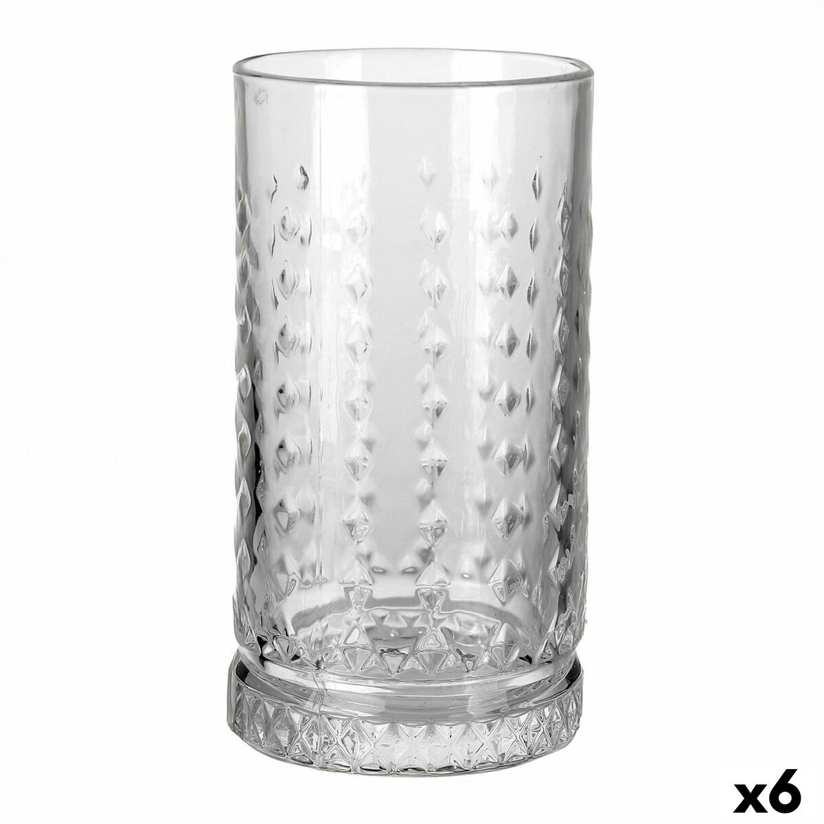 Vaso Quid Style Transparente Vidrio 460 ml (6 Unidades)
