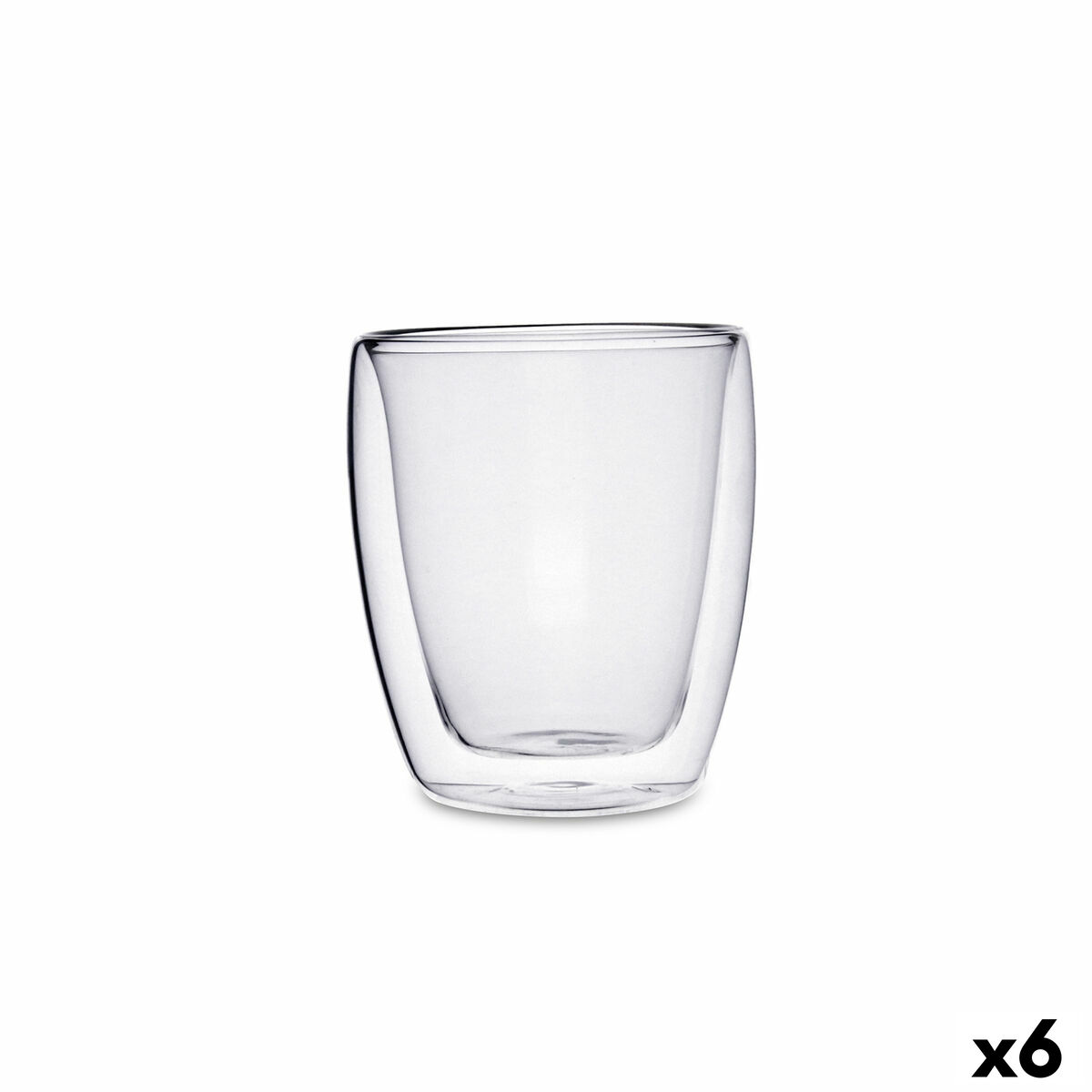 Vaso Quid Serenia Transparente Vidrio 300 ml (6 Unidades)