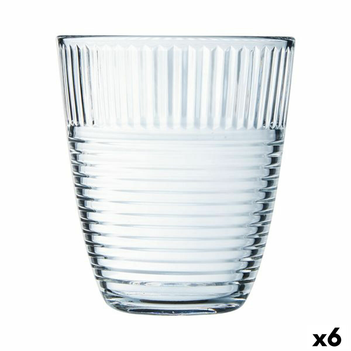 Vaso de agua Luminarc Concepto Transparente Vidrio 310 ml (6 Unidades)