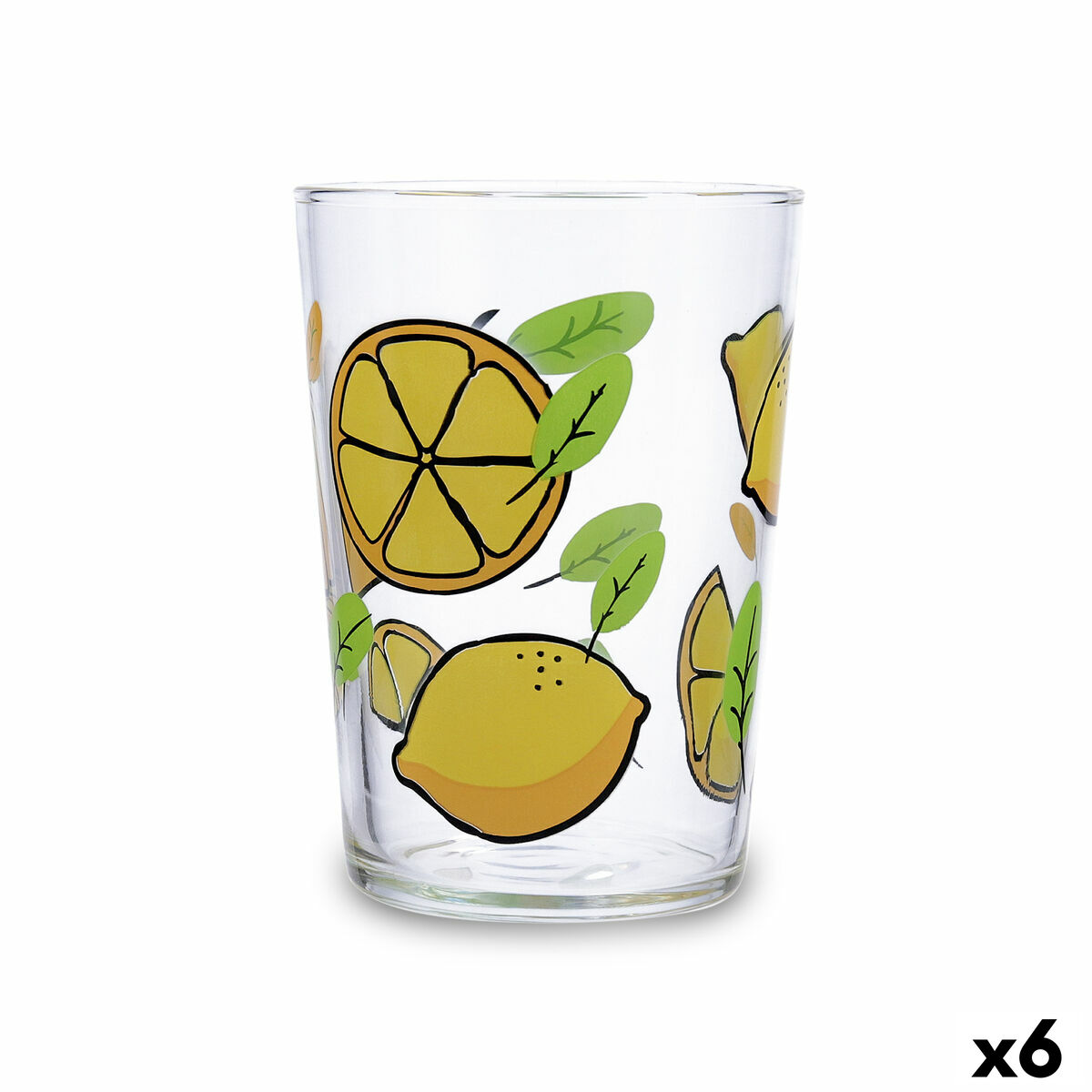 Vaso de agua Luminarc Limones Multicolor Vidrio Limón 500 ml (6 Unidades)