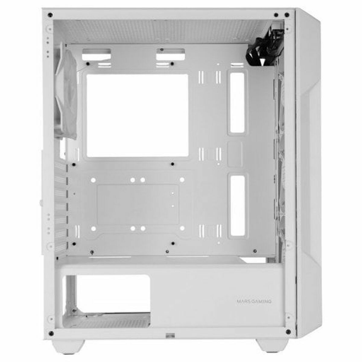 Caja Semitorre ATX Mars Gaming MCGEOW Blanco