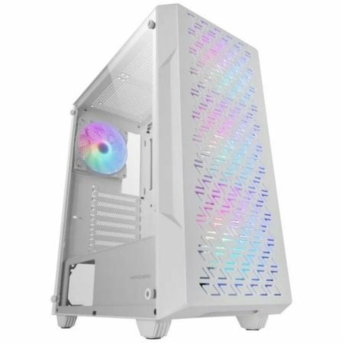 Caja Semitorre ATX Mars Gaming MCGEOW Blanco