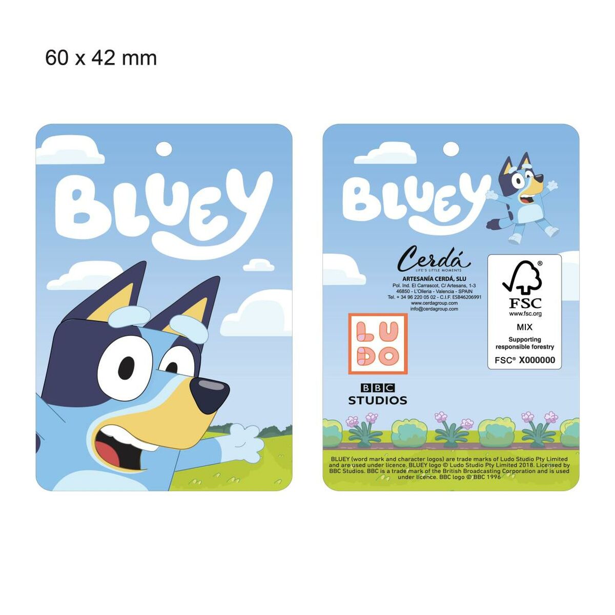 Zapatillas de Estar por Casa Bluey Azul claro