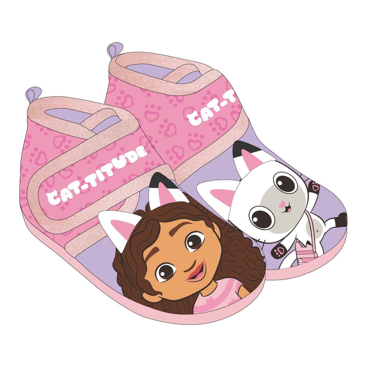 Zapatillas de Estar por Casa Gabby's Dollhouse Rosa