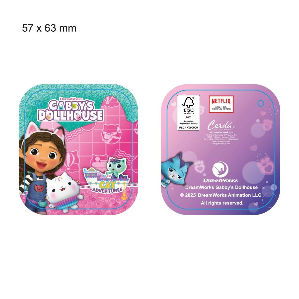 Zapatillas de Estar por Casa Gabby's Dollhouse Rosa