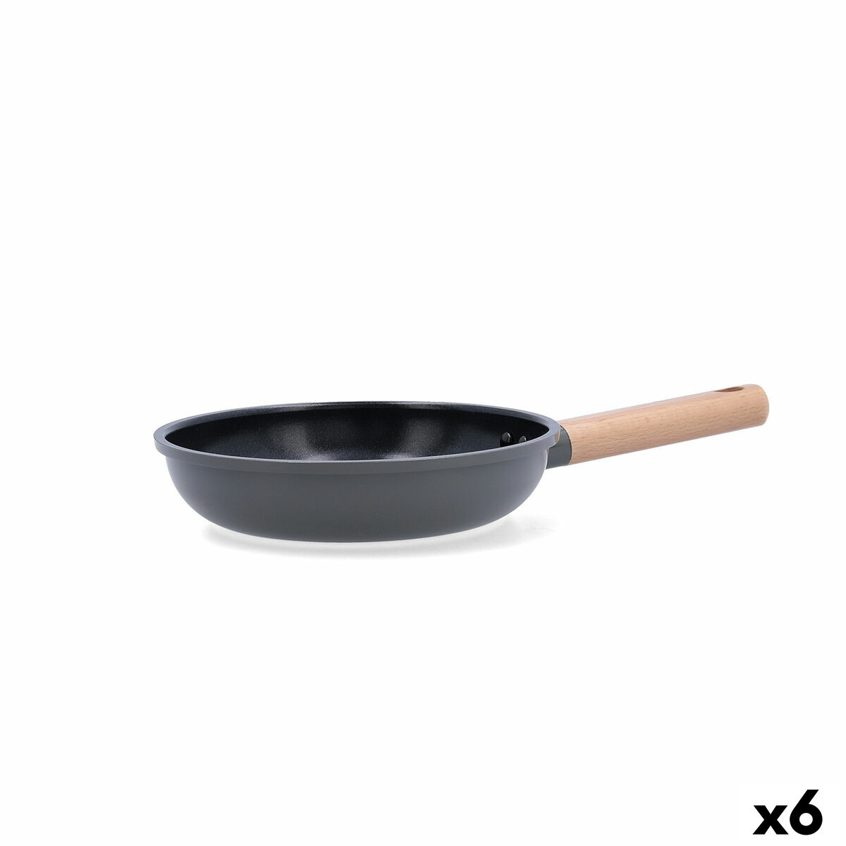 Sartén Bidasoa Mia Gris Metal Ø 20 cm (6 Unidades)