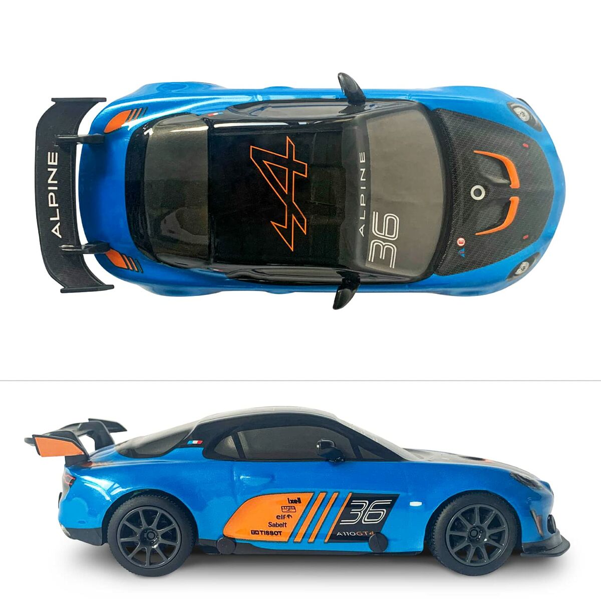 Coche Radio Control Mondo Alpine A110 GT4 Azul Turquesa
