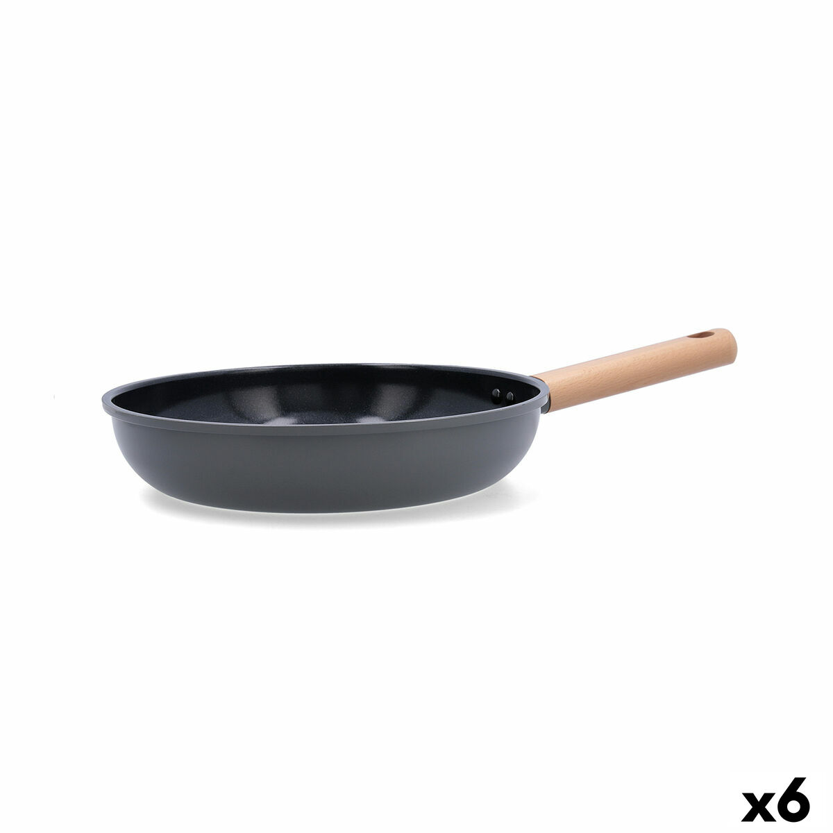 Sartén Bidasoa Mia Gris Metal Ø 24 cm (6 Unidades)