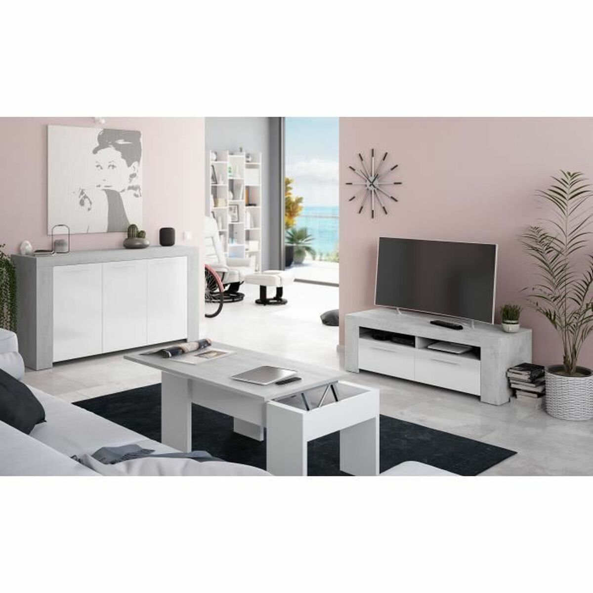 Mueble de TV AMBIT Gris
