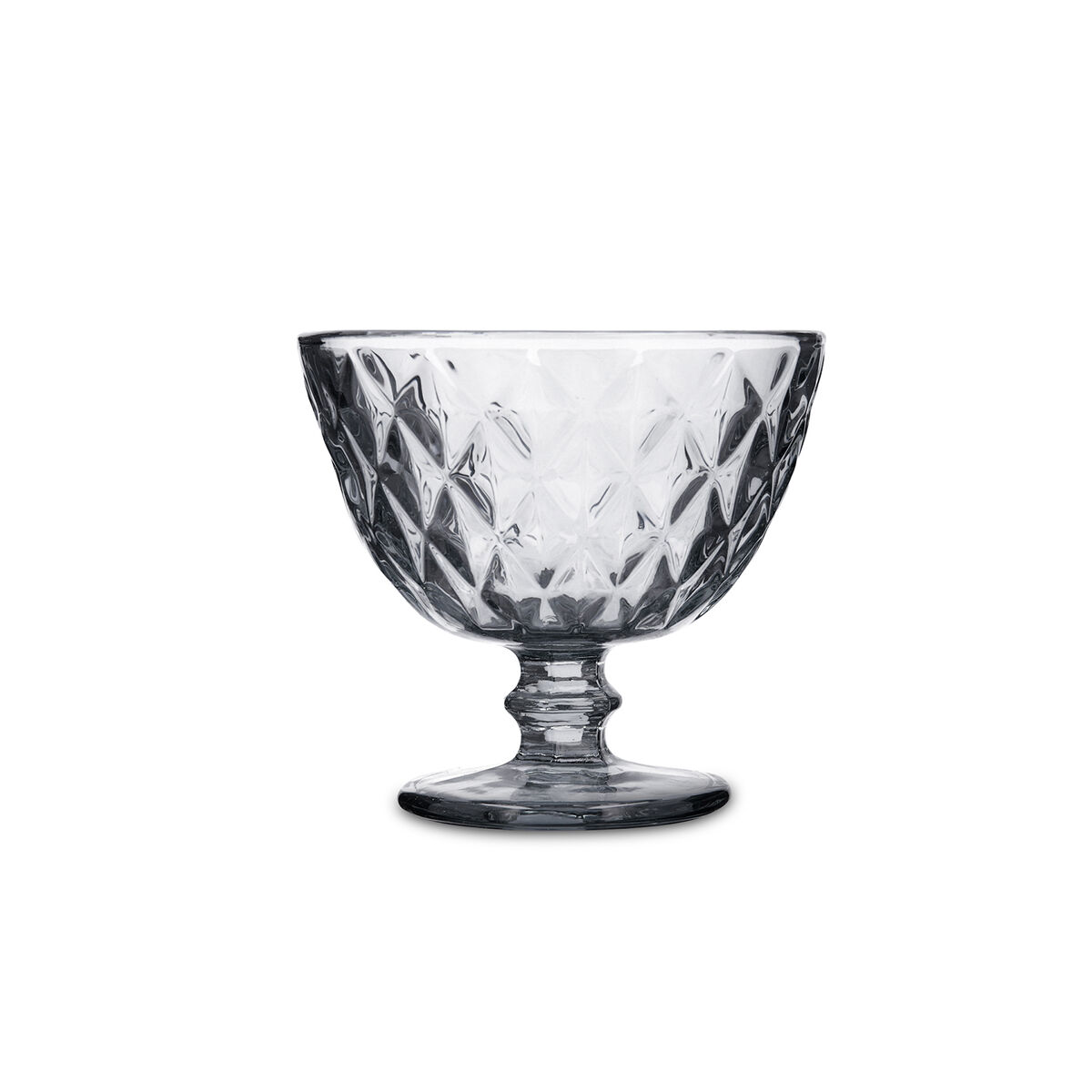 Copa de Helados y Batidos Quid Maia Gris Vidrio 300 ml (6 Unidades)