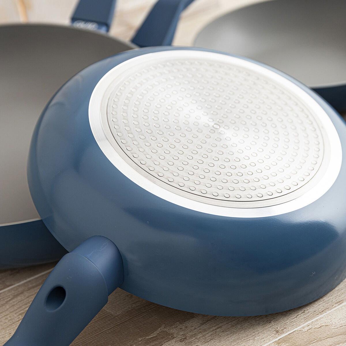 Sartén Quid Baltic Blanco Metal Ø 24 cm (5 Unidades)