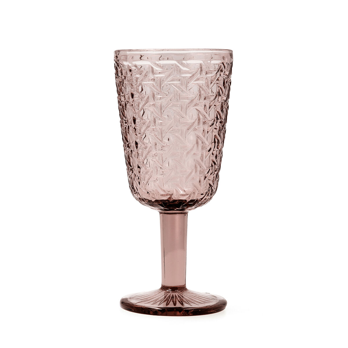 Copa Bidasoa Agata Rosa Vidrio 285 ml (6 Unidades)