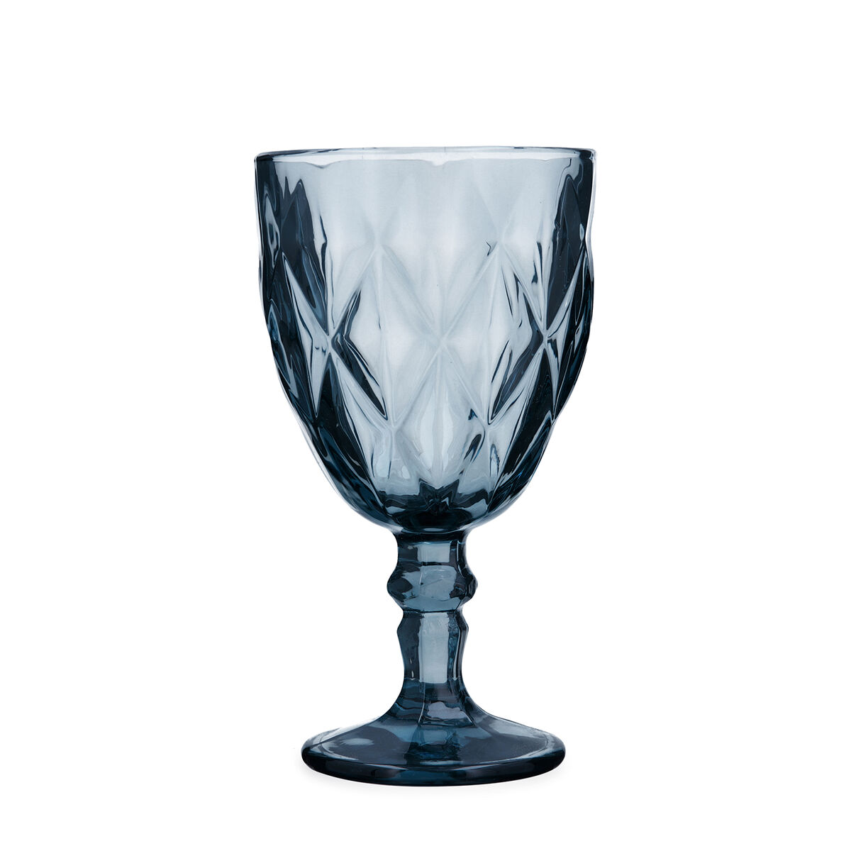 Copa Quid Maia Azul Vidrio 340 ml (6 Unidades)