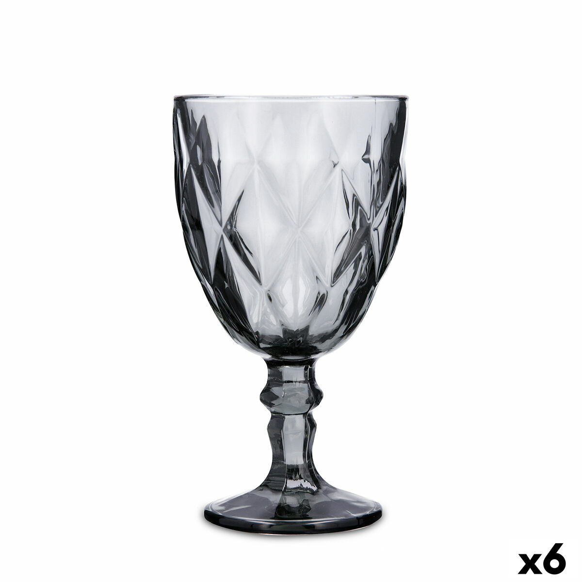 Copa Quid Maia Azul Vidrio 340 ml (6 Unidades)