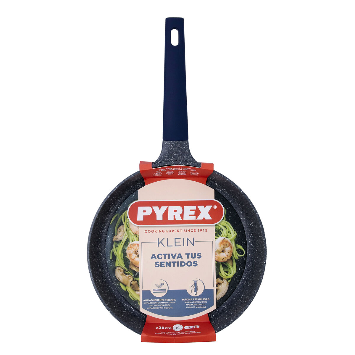 Sartén Pyrex Klein Azul Metal Ø 28 cm (6 Unidades)