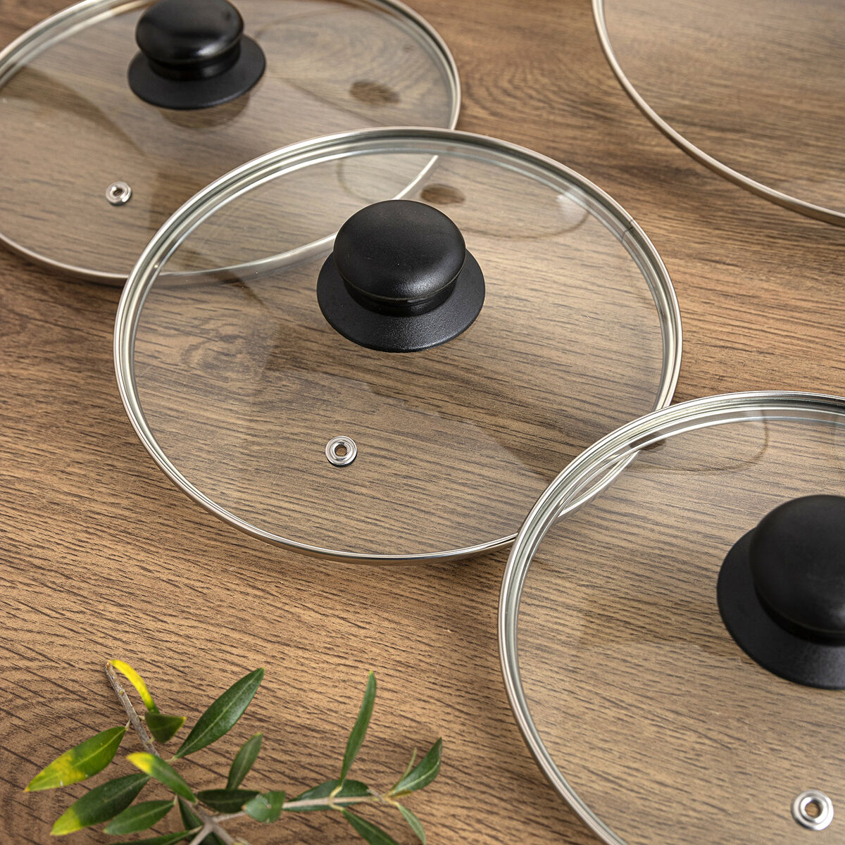 Tapa para Olla Quid Renova Transparente Vidrio Ø 18 cm (6 Unidades)