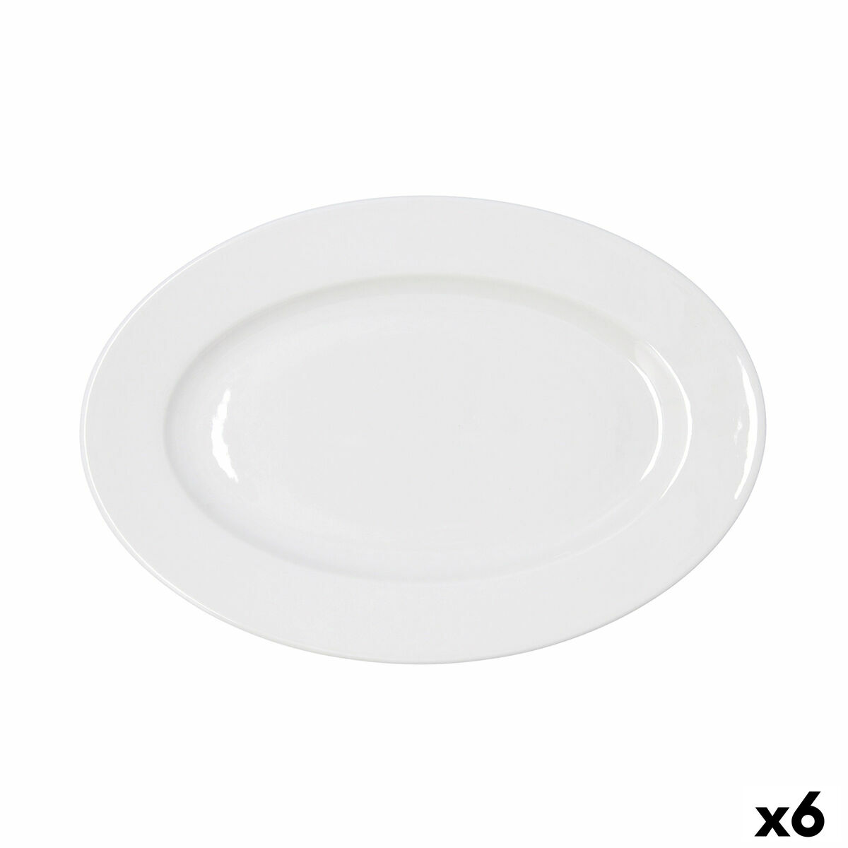 Bandeja de Aperitivos Bidasoa Serenity Hydrozero Blanco Ø 30 cm (6 Unidades)