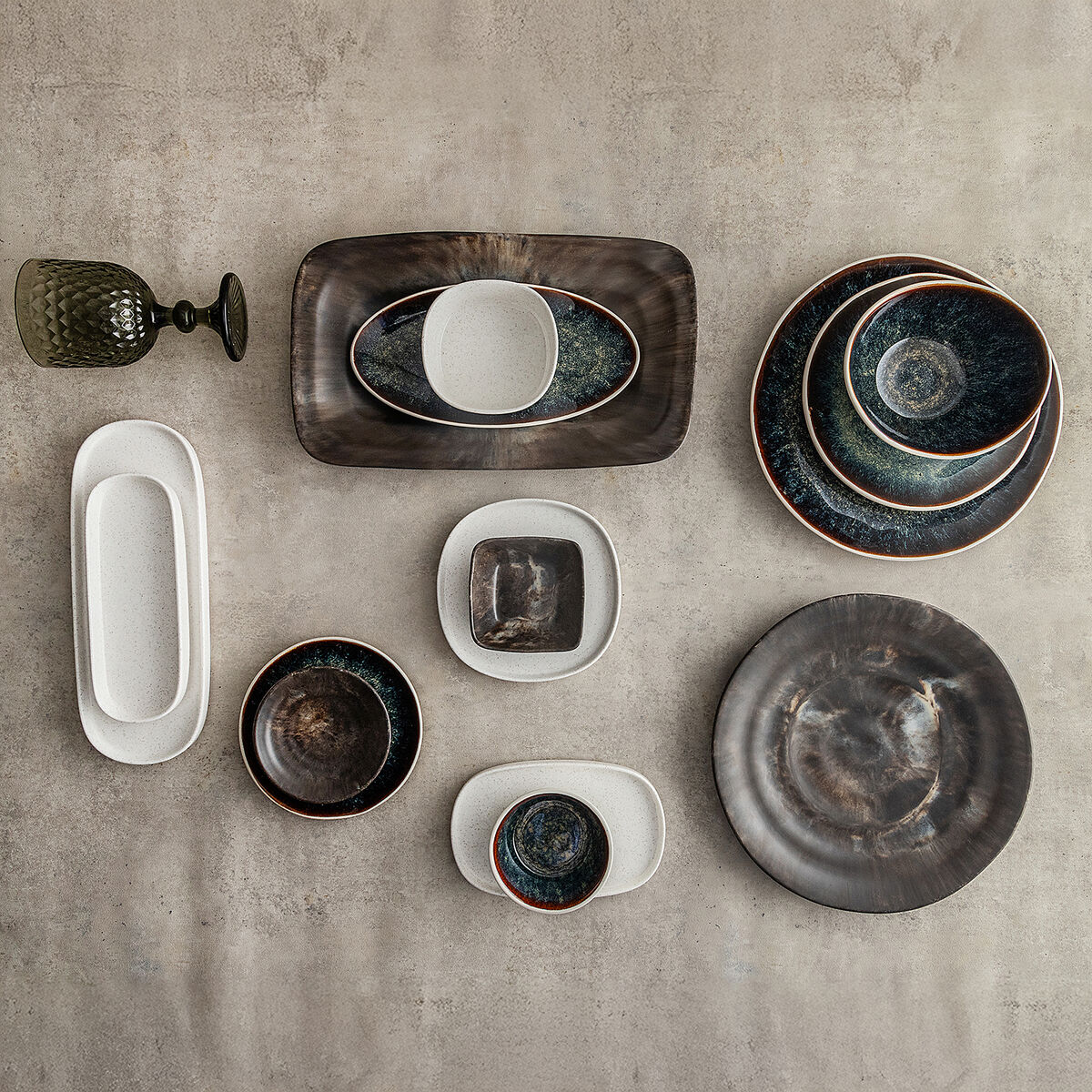 Bandeja de Aperitivos Bidasoa Elite Blanco 18,5 x 11,5 cm (8 Unidades)