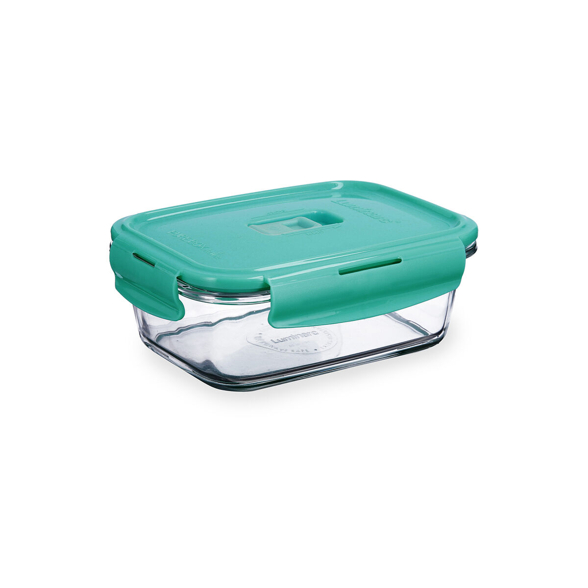 Fiambrera Hermética Luminarc Turquesa Turquesa Vidrio 820 ml (6 Unidades)