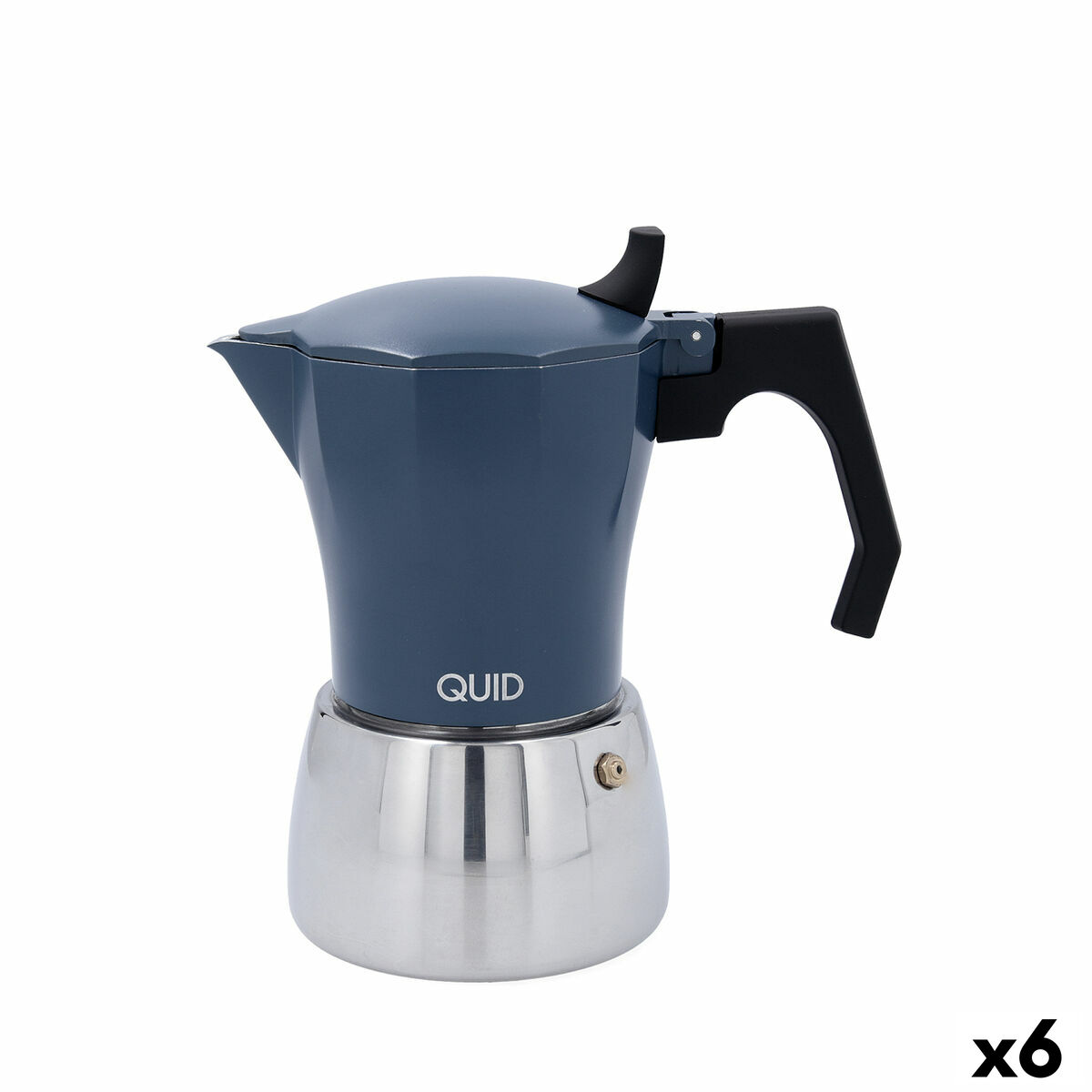 Cafetera Italiana Quid Baltic Blanco Metal 9 Tazas (6 Unidades)